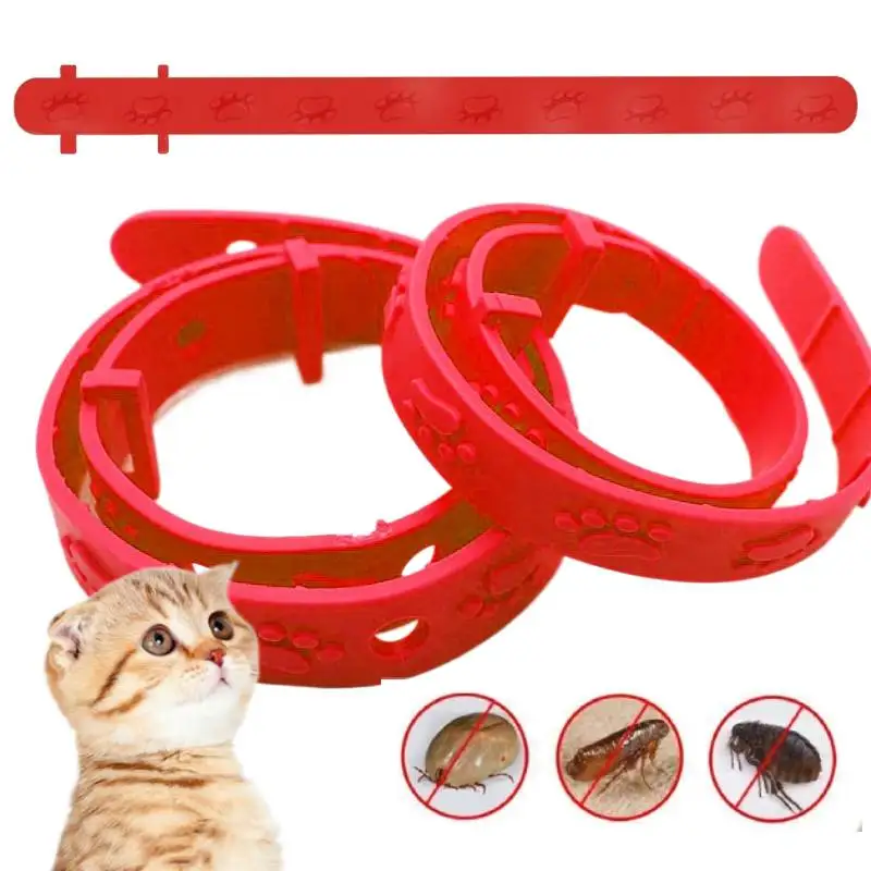 Pet Dog Cat Flea Adjustable Collar Effective Removal Of Flea Mite Lice Insecticide Mosquito Cat Mosquitoe Repellent Pet Collar