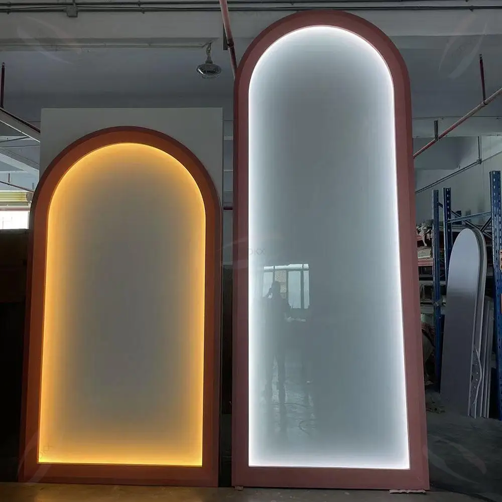 

FSDKX New Design PVC Acrylic Backdrop Stand Arch Backdrop For Wedding Party Decoration