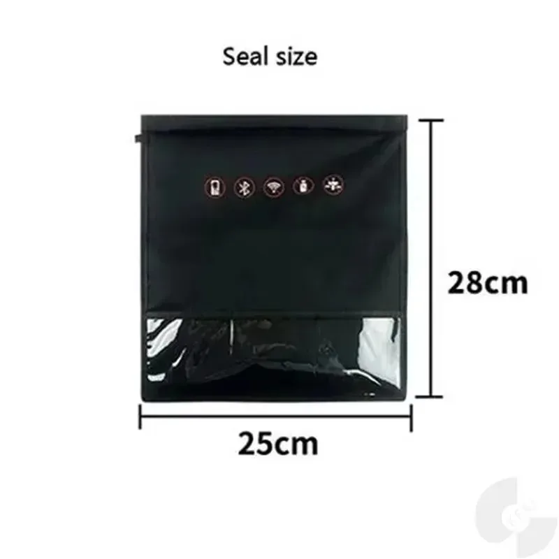 

Signal Shielding Car Key Radiation Protection Bag Mobile Phone Anti-radiat for Signal Shielding Faraday Cage Pouch Storage Bag