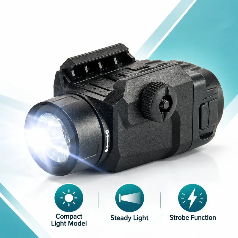 Low Profile Under Rail Light Decoration, Dual Illumination Modes, Easy To Attach Scene Accessory