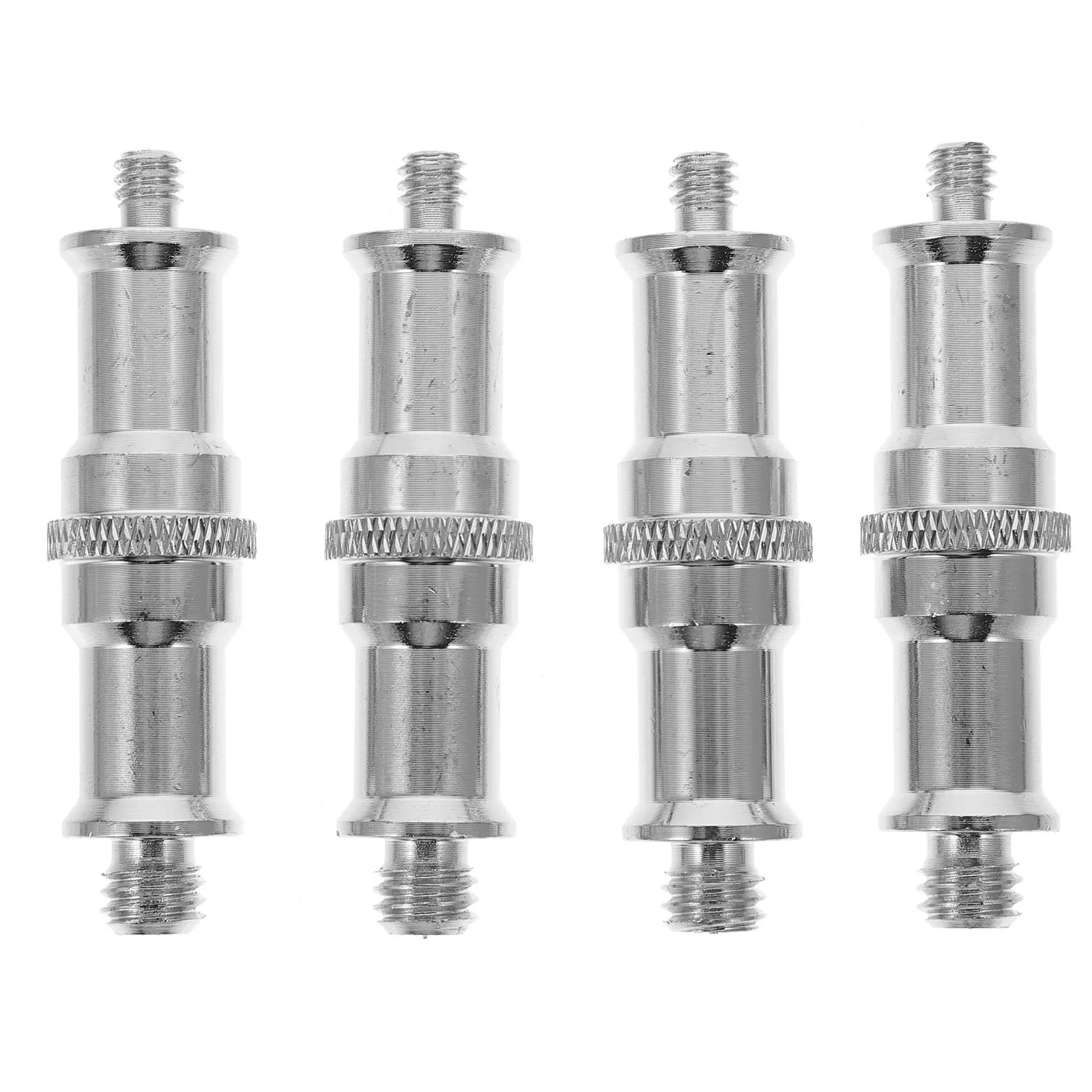 

4pcs 1 4 to 3 8 Adapter Screw Stainless Steel Durable Electroplated Surface Bracket Gimbal Monitor Riser Light St Camera