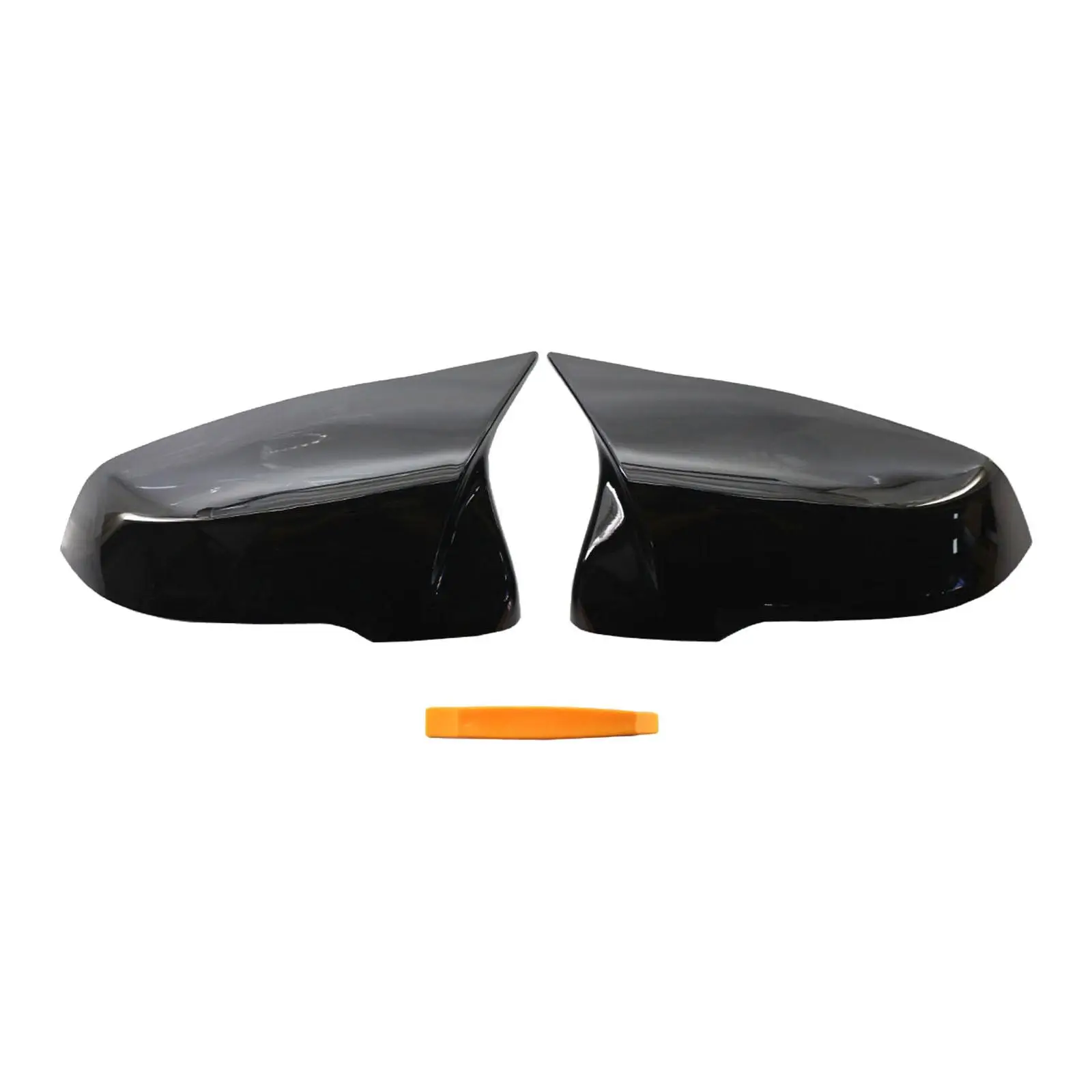 

2-pack Black Side Mirror Covers Direct Replaces for BMW 1 Series F52