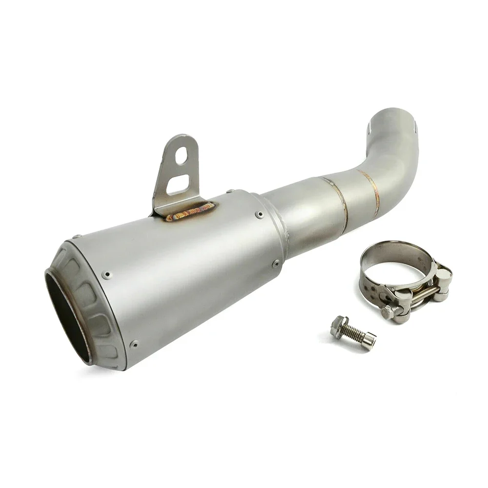 alone Ex Factory Price Natural Stainless Steel Slip on Muffler Exhaust Pipe for YZF-R3 2015 2016 2017