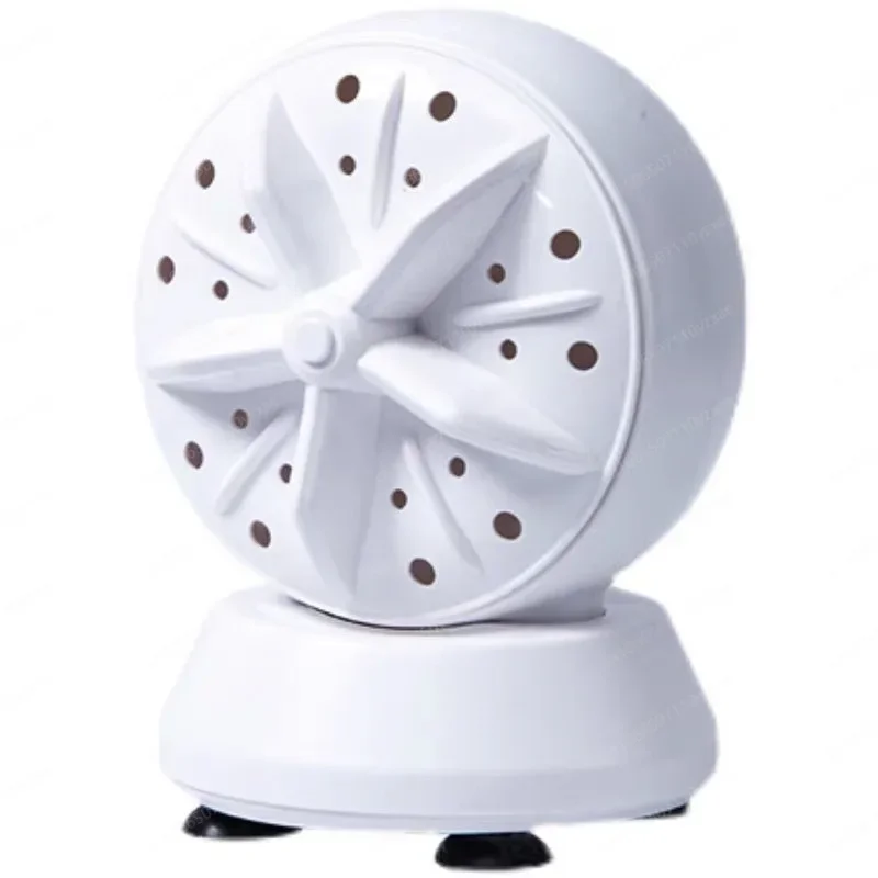 24W Twin Turbo Ultrasonic Washing Machine Powerful Mini Turbine Washing Motor DIY Travel Laundry For Underwear Sock Towel