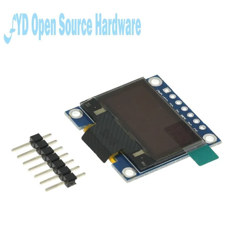 0.96 Inch IIC SPI Serial 7Pin White/Blue/Yellow Blue/Yellow OLED Display Module SSD1306 12864 LCD Screen Board