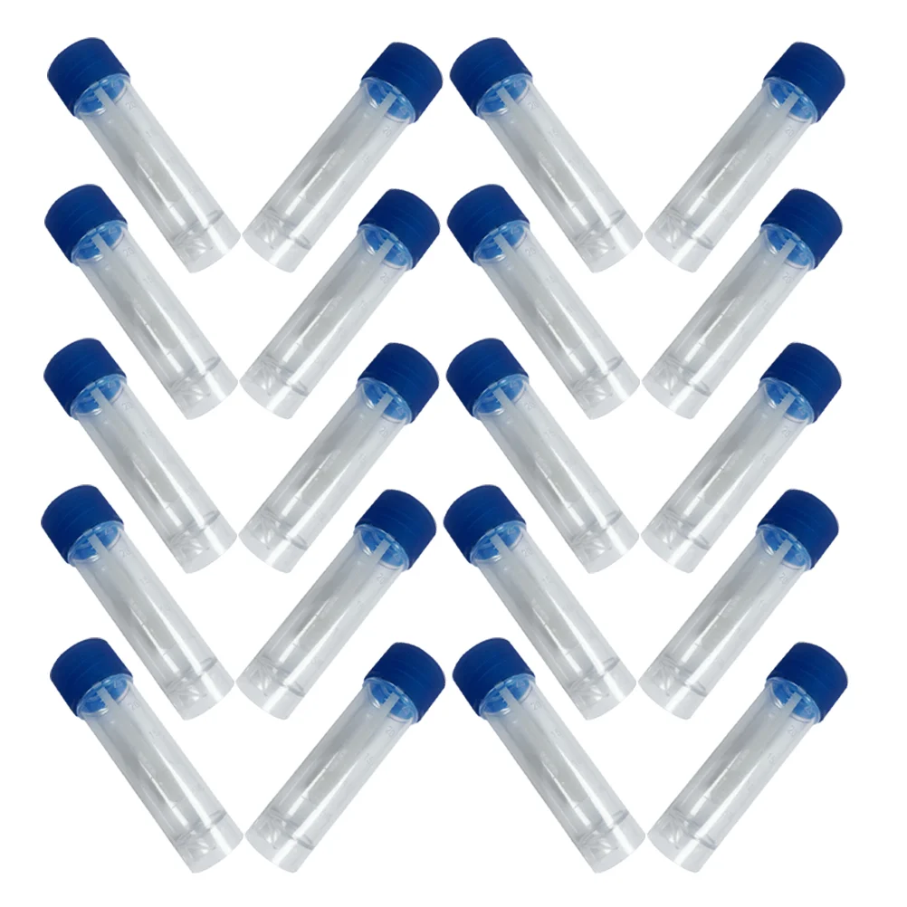 

50 Pcs to Go Containers with Lids Sample Cup Cups Liquid Test Urine Plastic Man