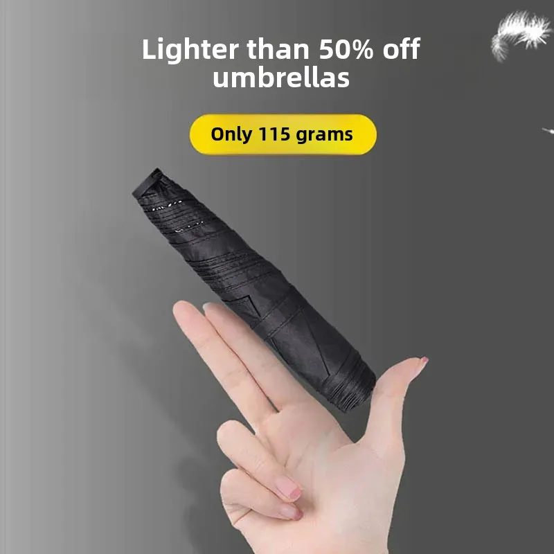 Japanese Sakura Mini Portable Carbon Fiber Sunshade Umbrella Ultra Light Travel Umbrella Sun Protection For Men Women