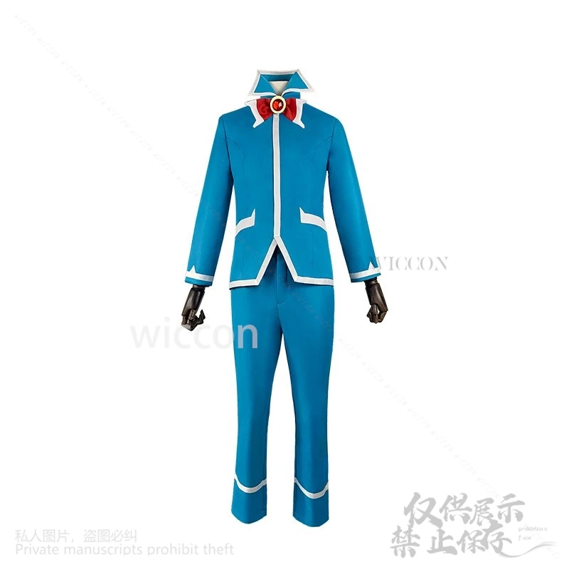 Добро пожаловать в школу демона Irumakun Cos Suzuki Iruma аниме костюм японский Jirai Kei синий DK униформа пальто брюки парик индивидуальный новый