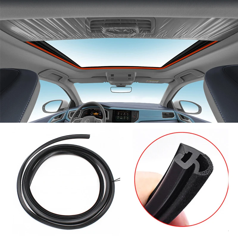 

8D0877297 Sunroof Gasket Seal Rubber For VW PASSAT JETTA GOLF BEETLE Audi A3 A4 A6 Leon Waterproof Rubber Seal