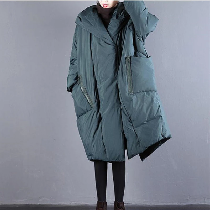 Winter lose Jacke für Frauen lässige einfarbige Isolation haube gefüllt mit Daunen Baumwoll jacke für Frauen Winterkleid ung Frauen