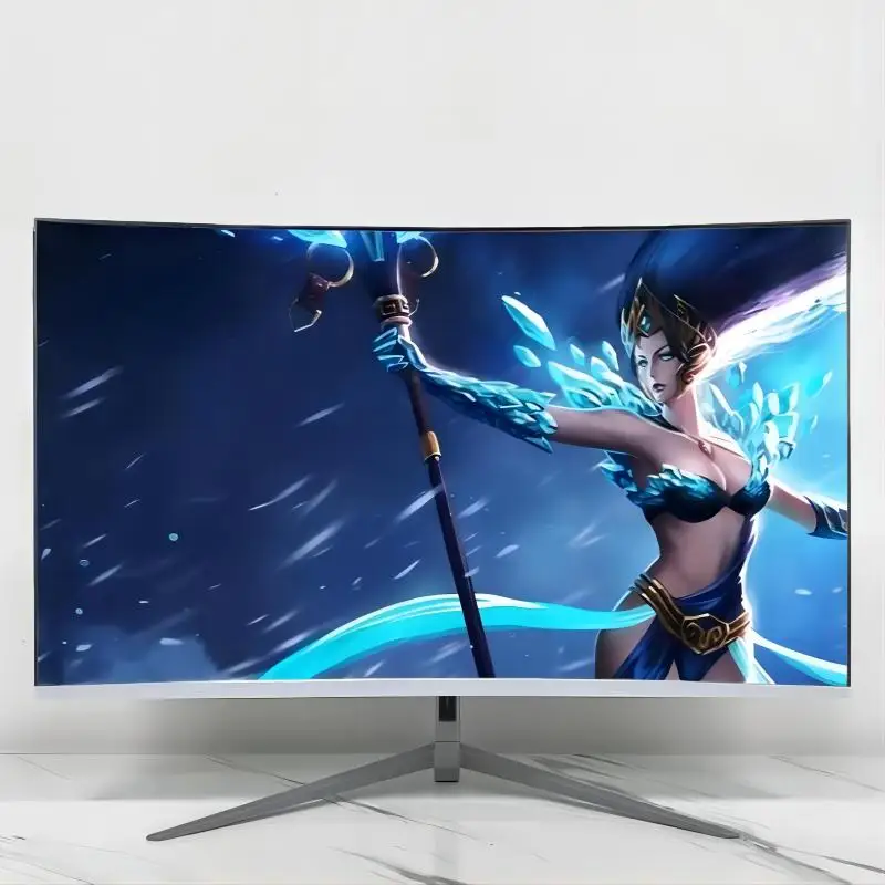 شاشة منحنية من CHUBAN للألعاب ، شاشة 24 بوصة ، 1K ، شاشة عالية الوضوح ، شاشة ضوء VA ، بشاشة * ay P ، صوت متوافق مع HDMI #3