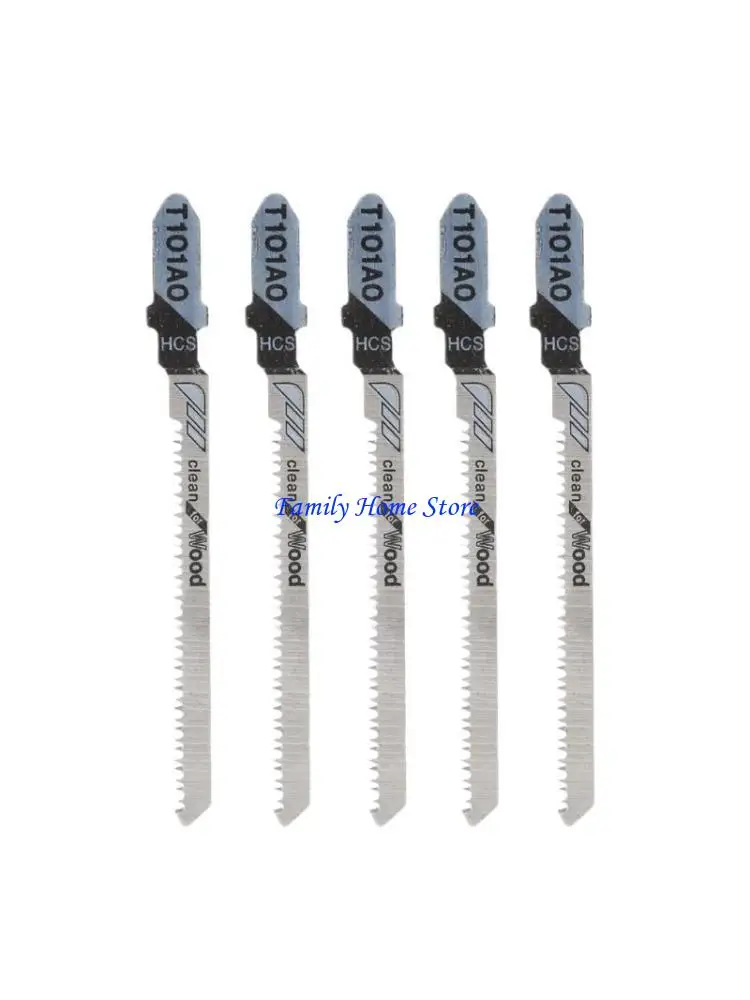 

P0UF 5 Pcs T101AO HCS T-Shank Cutting Tool Kits For Wood Plastic