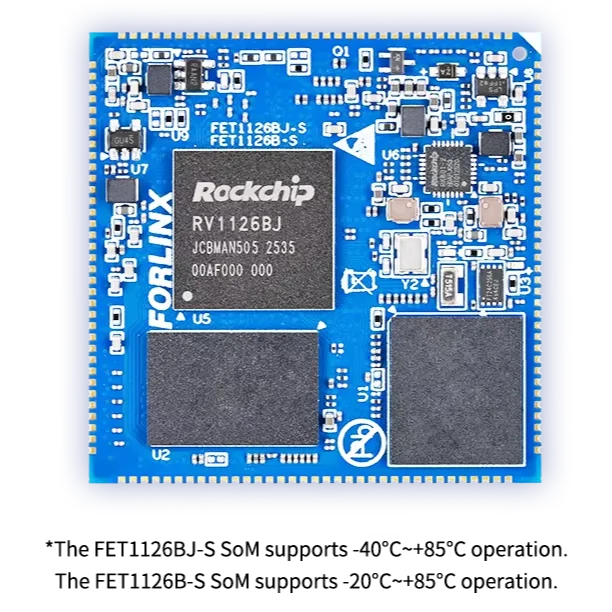 Forlinx OK1126Bx-S 4 Cortex A53 1.6GHz Linux 6.1.141 3 TOPS Edge AI RPi 40-Pin GPIO Compatible for Quick Start AI Deployment