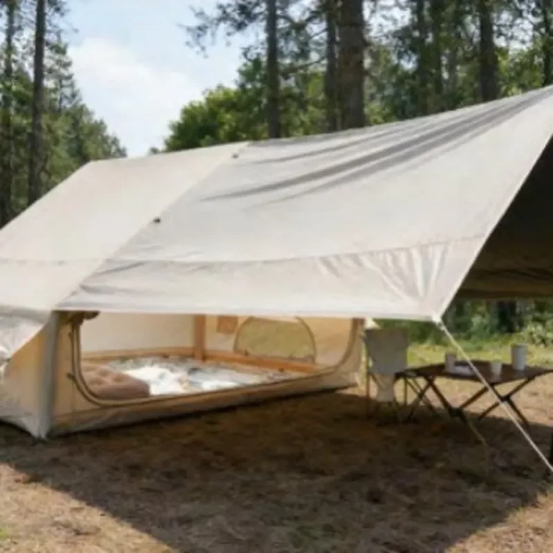 For Automatic Inflatable Tent Canopy Outdoor Portable Folding Camping One Click Opening Closing Rain Sun Protection Overnight