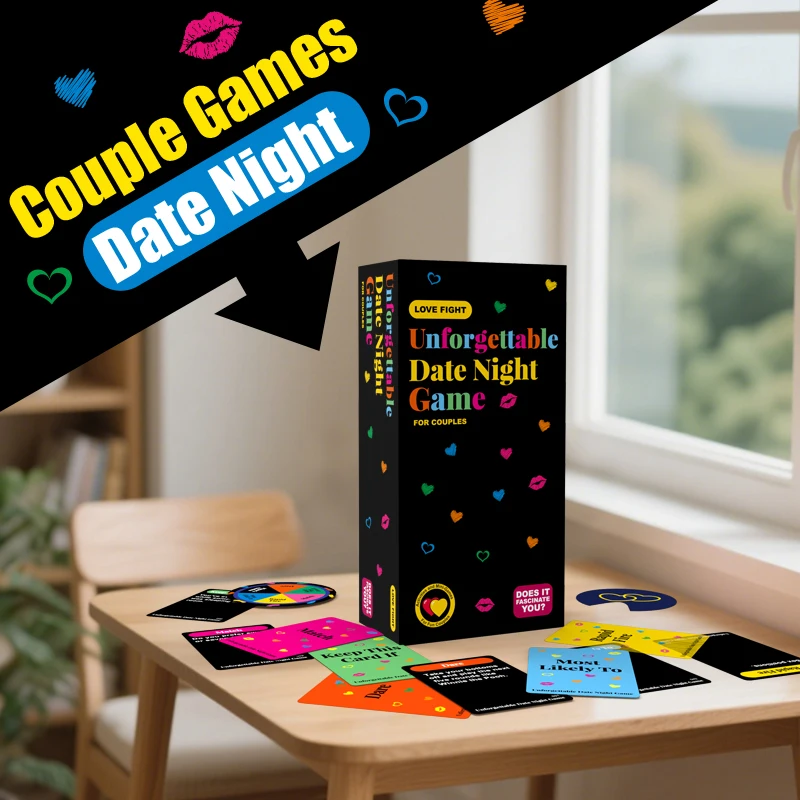 

Couple Date Night Card Game 300 Fun Interactive Cards Romantic Date Artifact