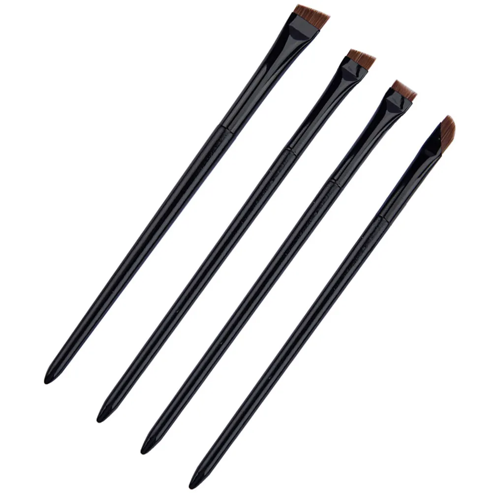 1 ชุดแปรงอายไลเนอร์แต่งหน้าชุดแปรงตาคิ้วและอายแชโดว์เครื่องมือแต่งหน้าน้ำหนักเบาแบบพกพาแบบมืออาชีพ