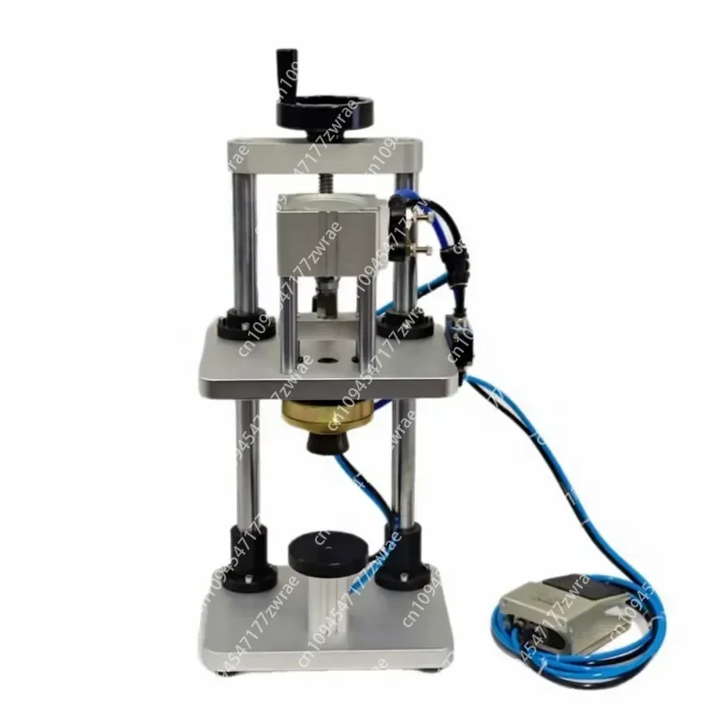 Pneumatic Perfume Bottle Crimping Capping Machine Glass Bottle Pressing And Sealing Machine 17kg For Cosmetic Packaging
