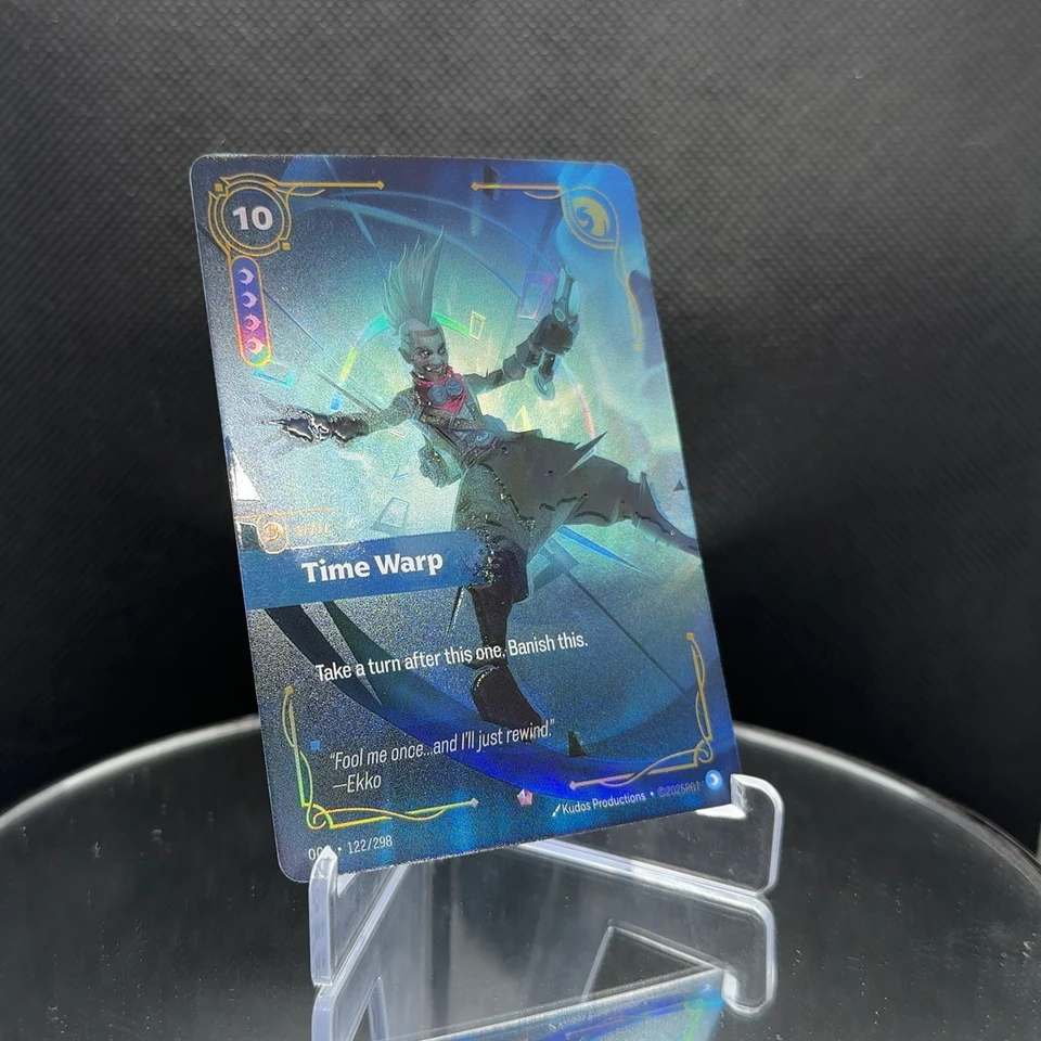 League of Legends Riftbound Time Warp Spell Card