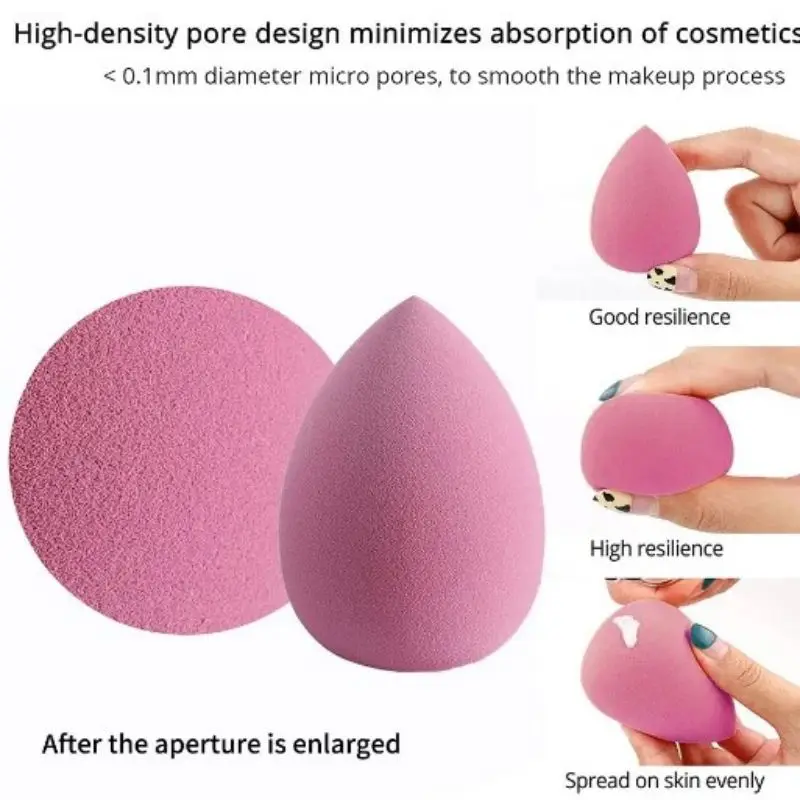 4pcs Beauty Egg Makeup Sponge Set Foundation Make Up Sponge With Egg Box Perfect For Face Cream Powder