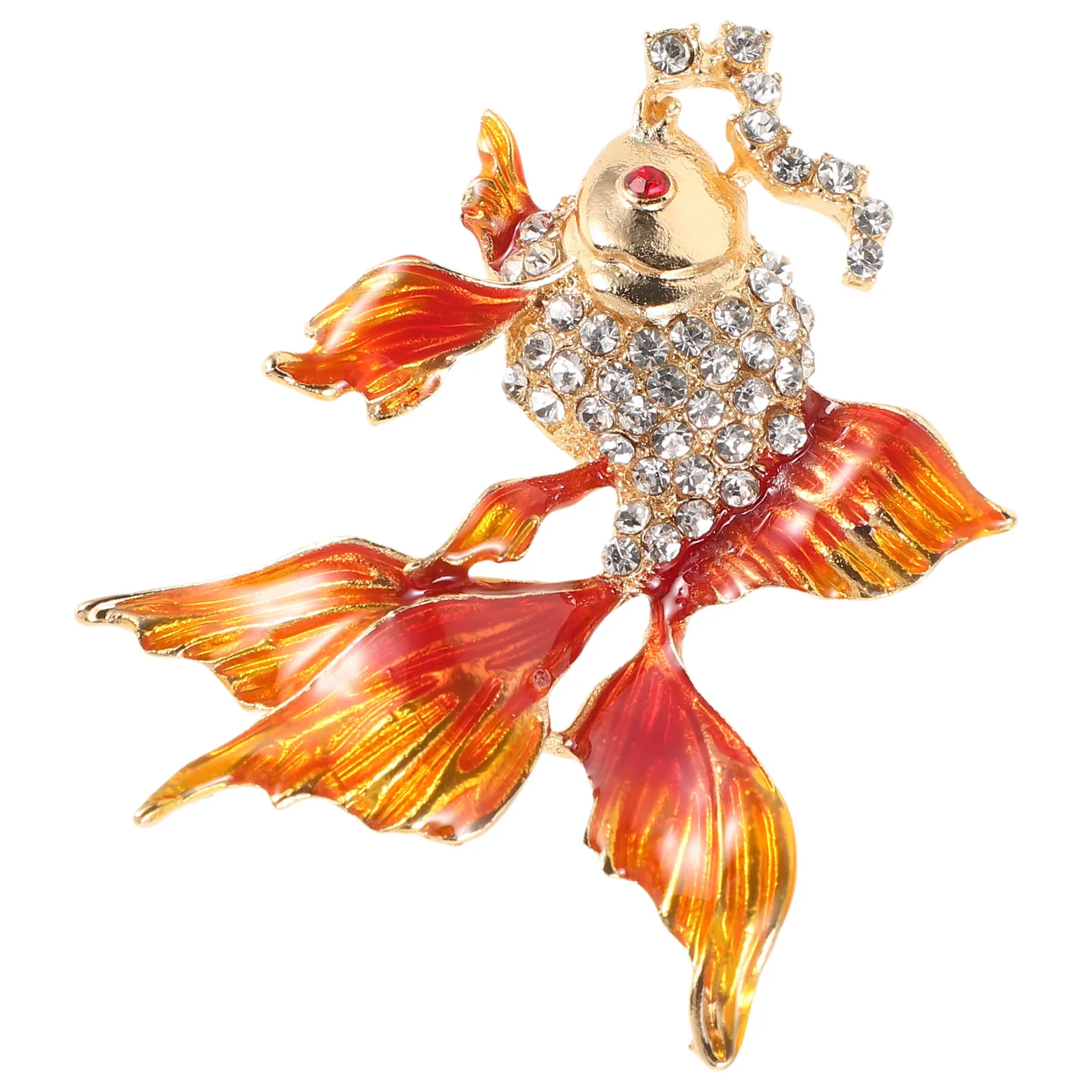 

Stylish Rhinestone Bubble Blowing Brooch Pin Women Fashion Decorative Clothes Pin
