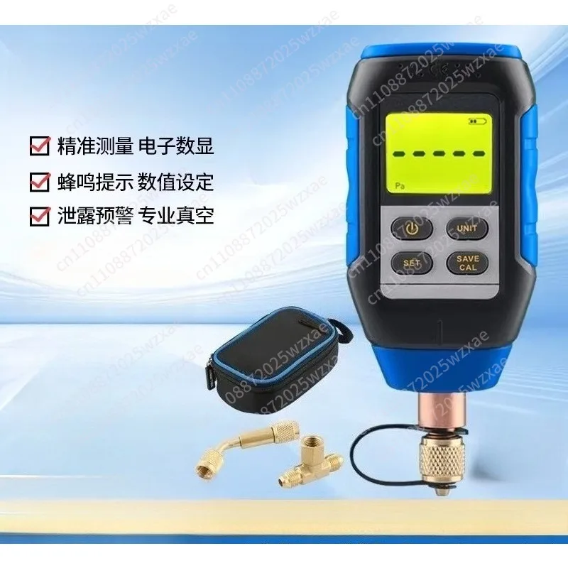 VMV-1 Digital Vacuum Gauge Portable High Precision Digital Display Combined Pressure and Vacuum Electronic Vacuum Absolute Gauge