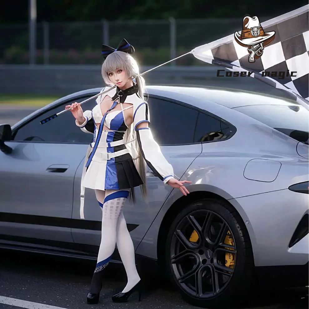

Virtual Idol Luo Tianyi Cosplay Costume racing suit Gorgeous Handsome Uniform Halloween Party Role Play Outfit