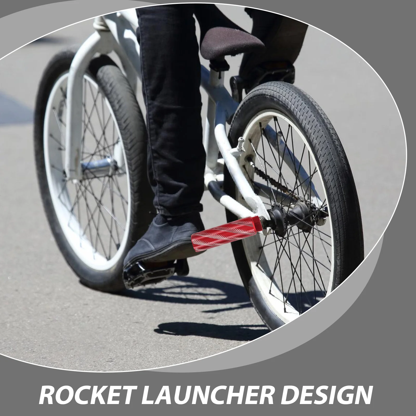 

Rear Seat Pedal Aluminum Alloy Bike Peg Cycling Equipment Metal Foot Dirt Pegs Bikes for Universal