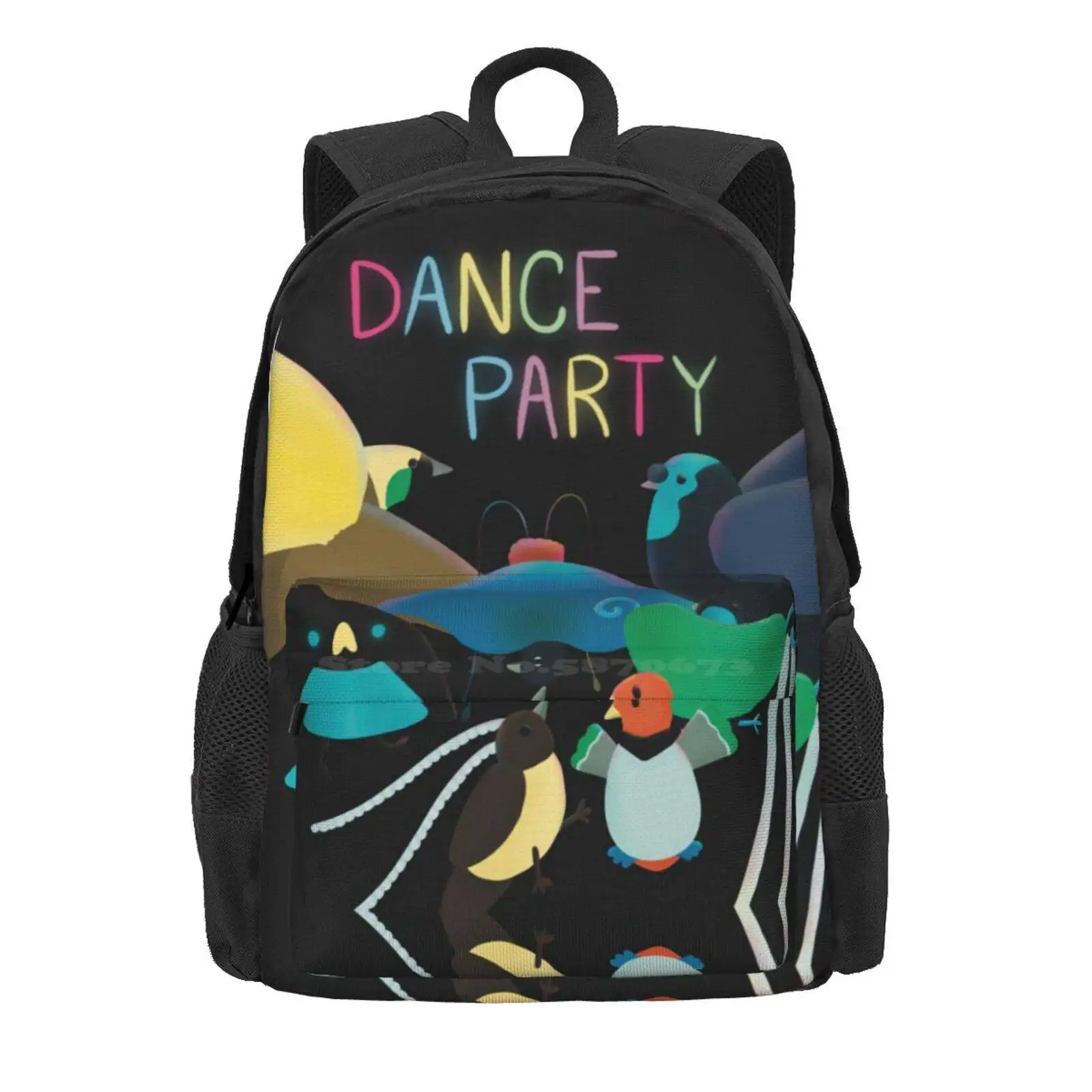 Dance Party Paradise Hot Sale Schoolbag Backpack Fashion Bags Party Superb Bird Of Paradise King Of Saxony Bird Of Paradise