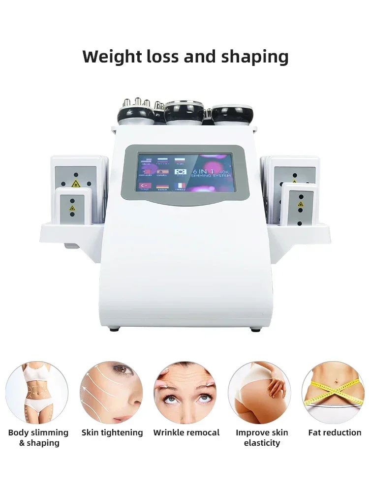 Máquina de cavitação profissional Missheart 6 em 1 KIM 8 40K (envio rápido)
