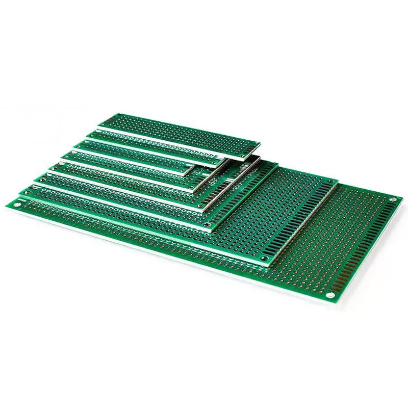 Double Side Tinned Thickness 1.6 Thickness High Quality Fiberglass PCB Tin Sprayed Experimental PCB 2.54 Pitch Hole Plate