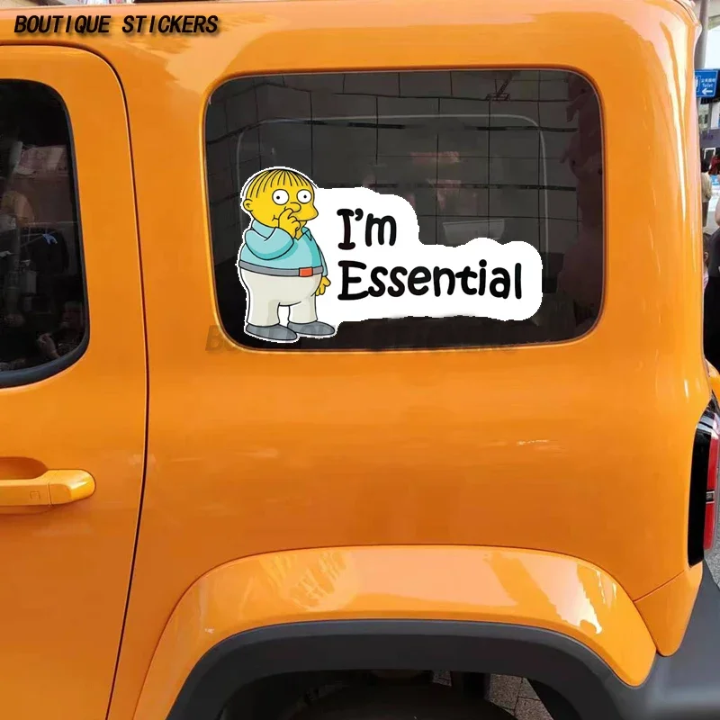 

Im Essential Car Decal Waterproof Vinyl Decal Virus Employee Meme Fun Ralph Off Road 4x4 Beautiful Decal