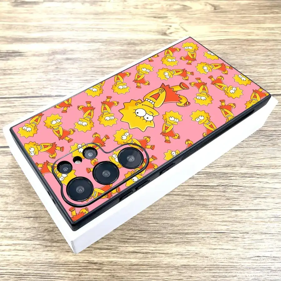 Mooie Simpson Moeder Soft Back Telefoon Cover Case voor Samsung Galaxy S25 Ultra S21 S25 + S23 FE S9 S20 S24 + S24 Plus S22