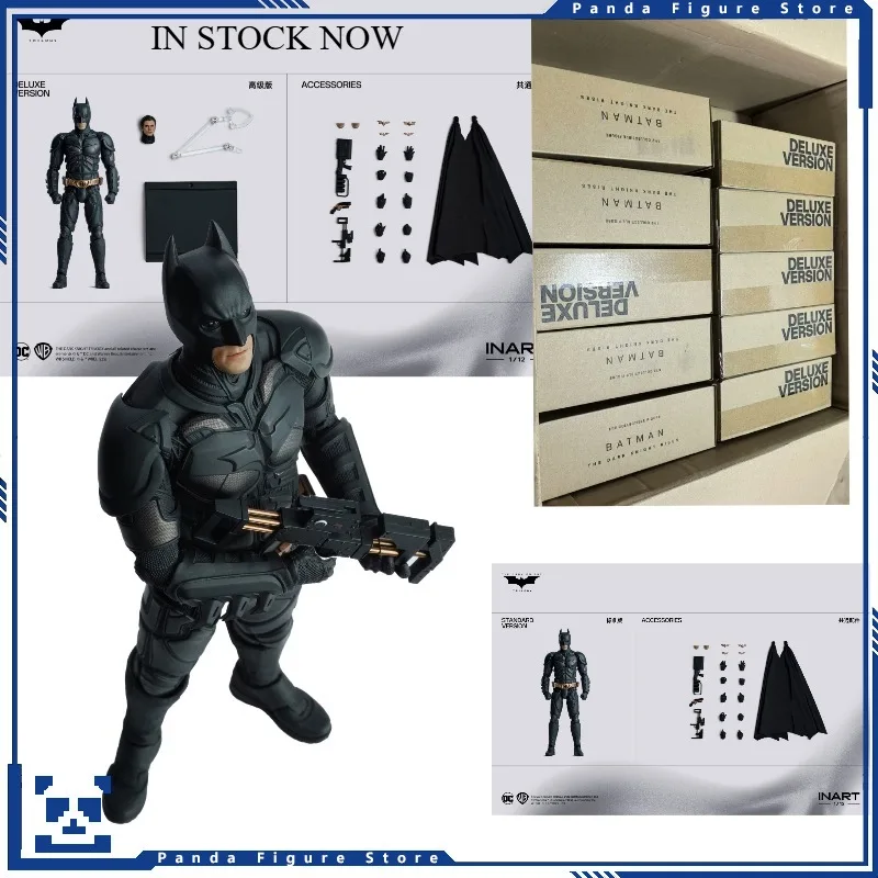 

In Stock 100% Original INART 1/12 SHF Batman The Dark Knight Trilogy Bale Deluxe Version Anime Action Figure Model Toys