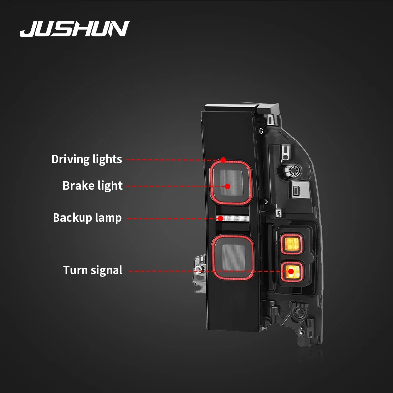 Car Taillight For Land Rover Defender Taillights 2020-2025 LED Tail Brake Stop Lamp Turn Signal Light Taillight Auto Accessories