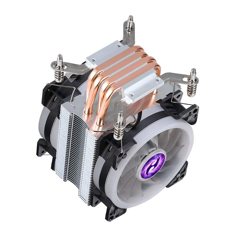 LANSHUO 90mm Cooler CPU Fan 2/4/6 Heat Pipe Tower Type Radiator Silent Processor Compatible LGA 1700 2011 X99 2066 X79 1200 115X view 2