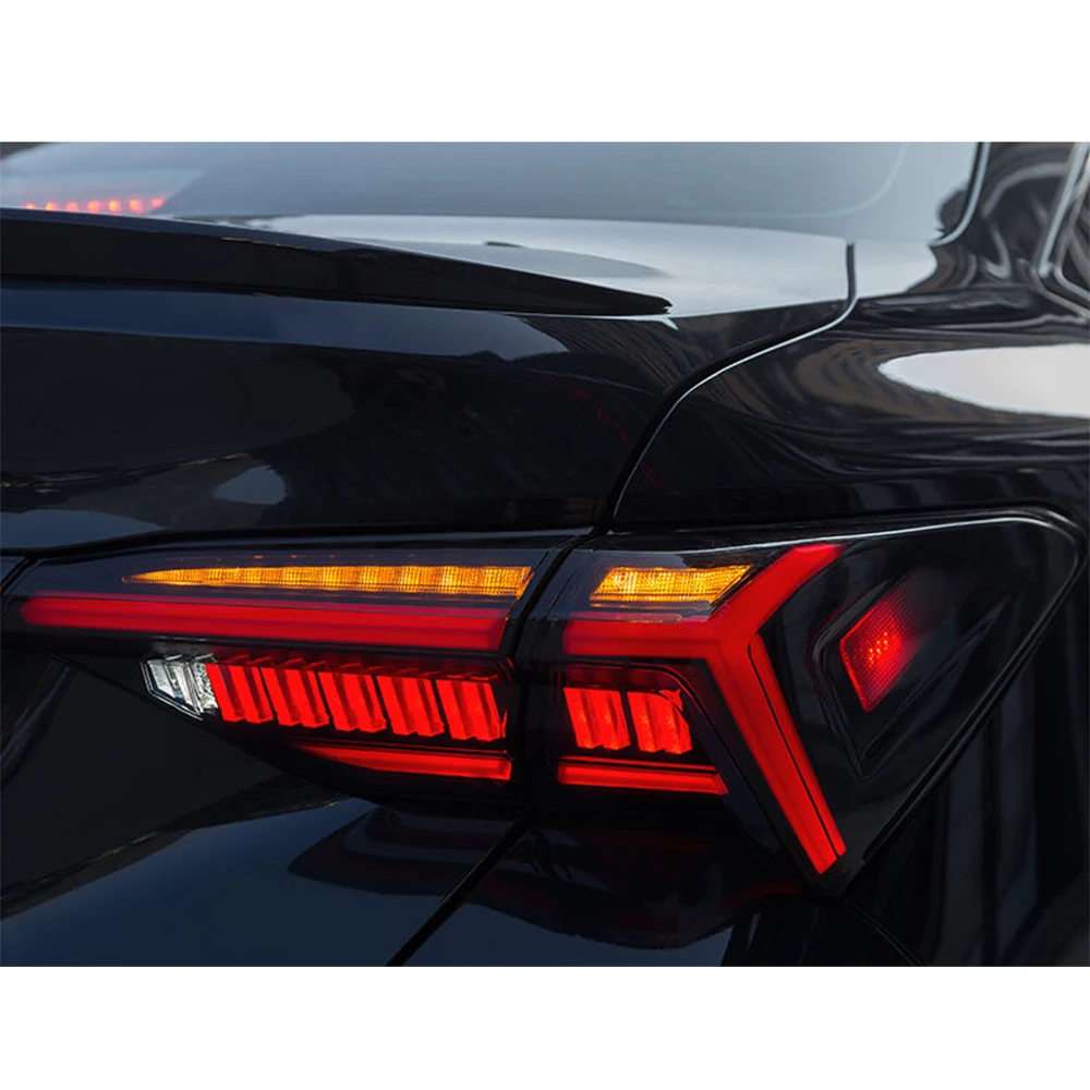 

2PCs Car Tail Light Assembly For Toyota Avalon 2018-2020 LED Brake Flowing Water Flicker Plug and Play Tail Lamps Taillights