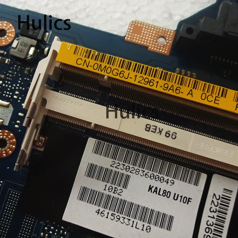 Hulics Used KAL80 LA-4232P Mainboard For Dell Vortro 1320 V1320 Laptop Motherboard GM45 CN-0M0G6J 0M0G6J Main Board