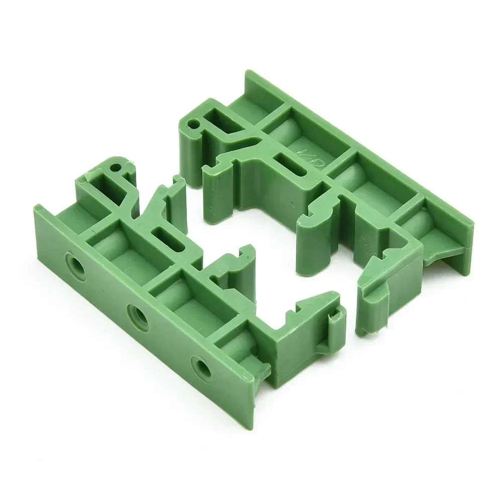 10 Uds DRG-01 PCB DIN 35 adaptador de carril placa de circuito soporte de montaje multiherramientas accesorios de plástico