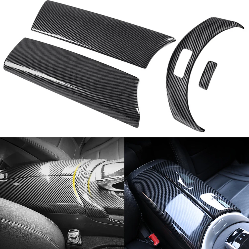 

Console Armrest Box Button Trim ABS For Mercedes C Class W205 For Mercedes GLC Class X253 GLC250 GLC300 GLC350e 2015-2020