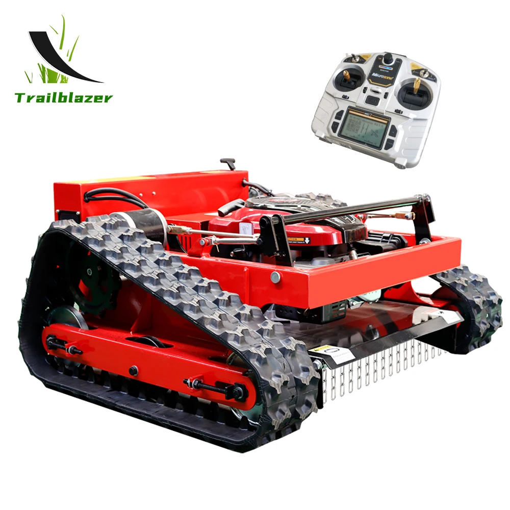 

Gasoline Mower Remote Control Grass Cutting Machine Cordless Self Propelled Lawn Mowers for Orchard Garden Green Belt 2022