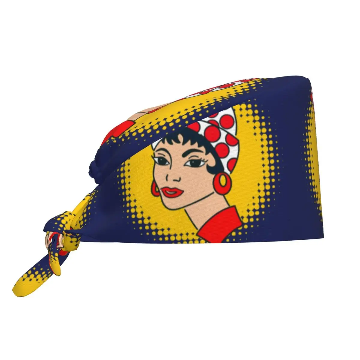 Venezuela Arepa I Eat Arepas Traditional Food 7 Stars Working Cap Surgical Hats VZLA Operating Room Cap Nursing Cap Lab Work Hat