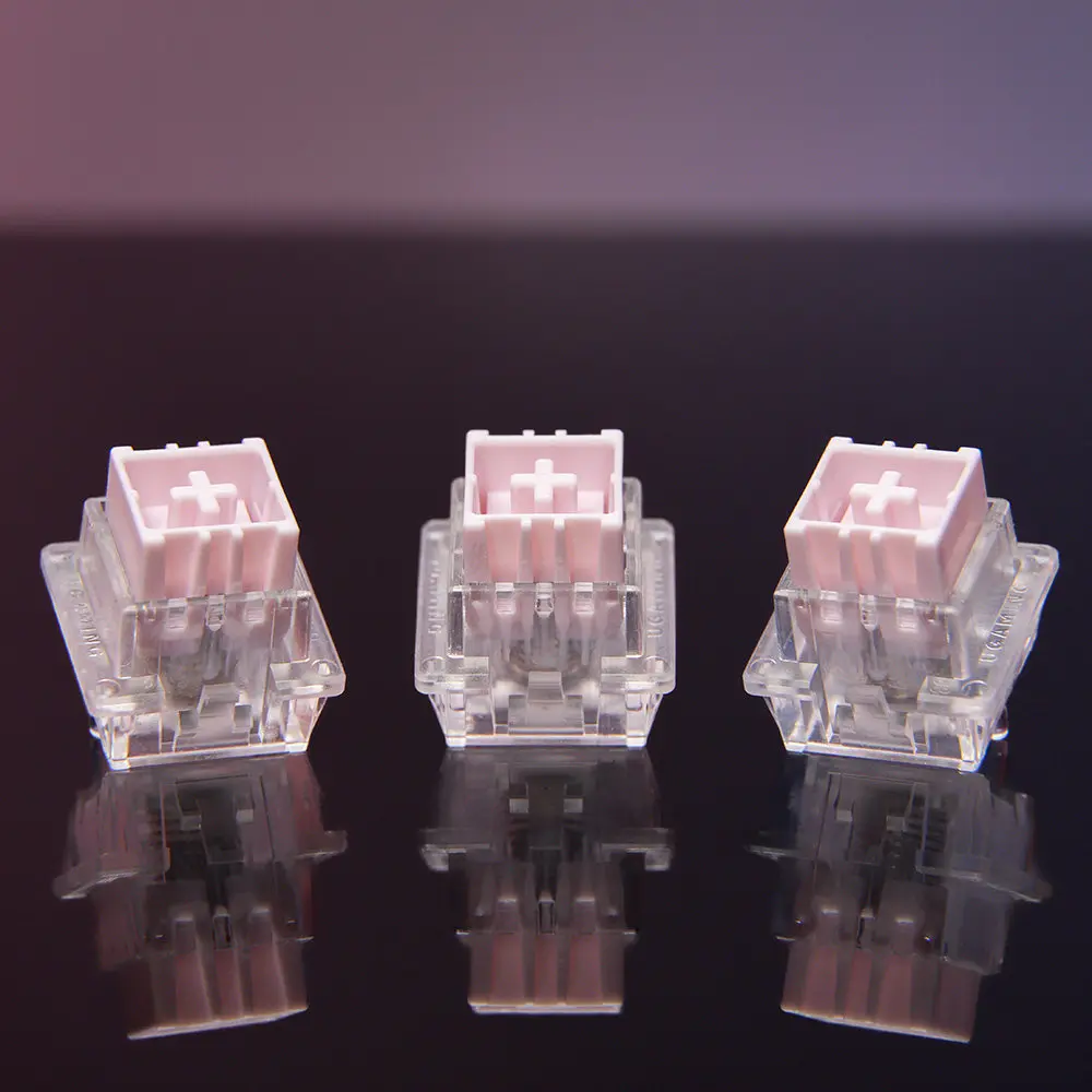 UGAMING Pink Mount Tai HE GT Magnetic Switch - 0.005ms Response, Muffled Mahjong Sound, Dual LED, Fog Shell, Ultra-Stable 60HE
