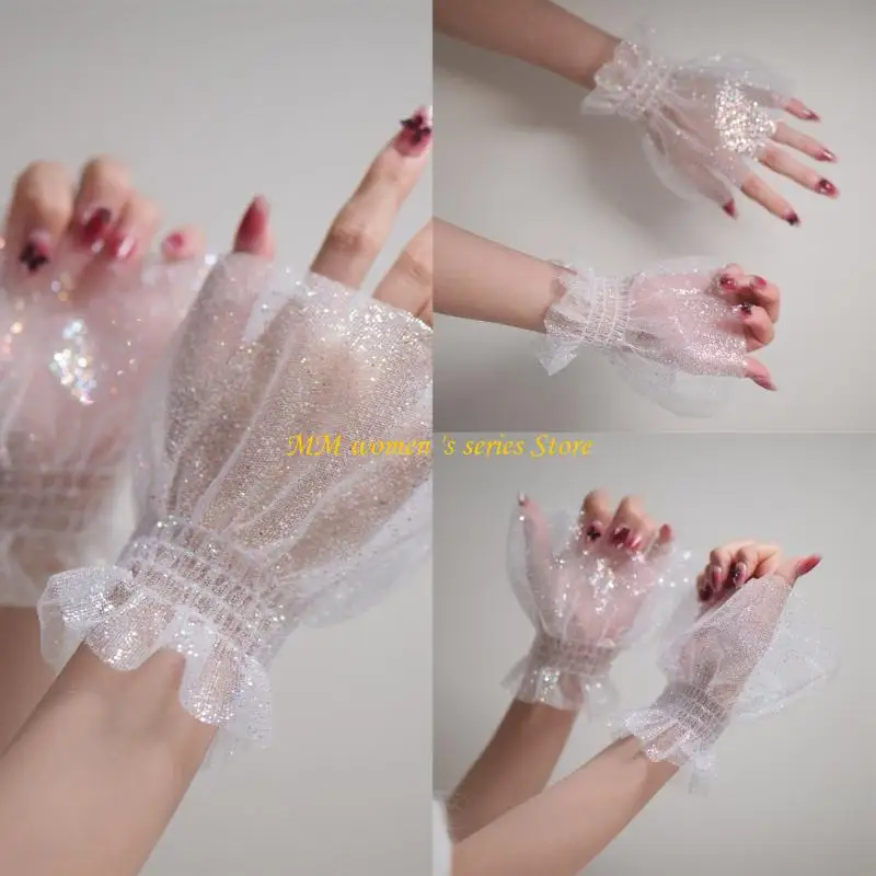 

Q39C Рукава с нежной кружевной отделкой идеально подходят для создания творческого визуального контента