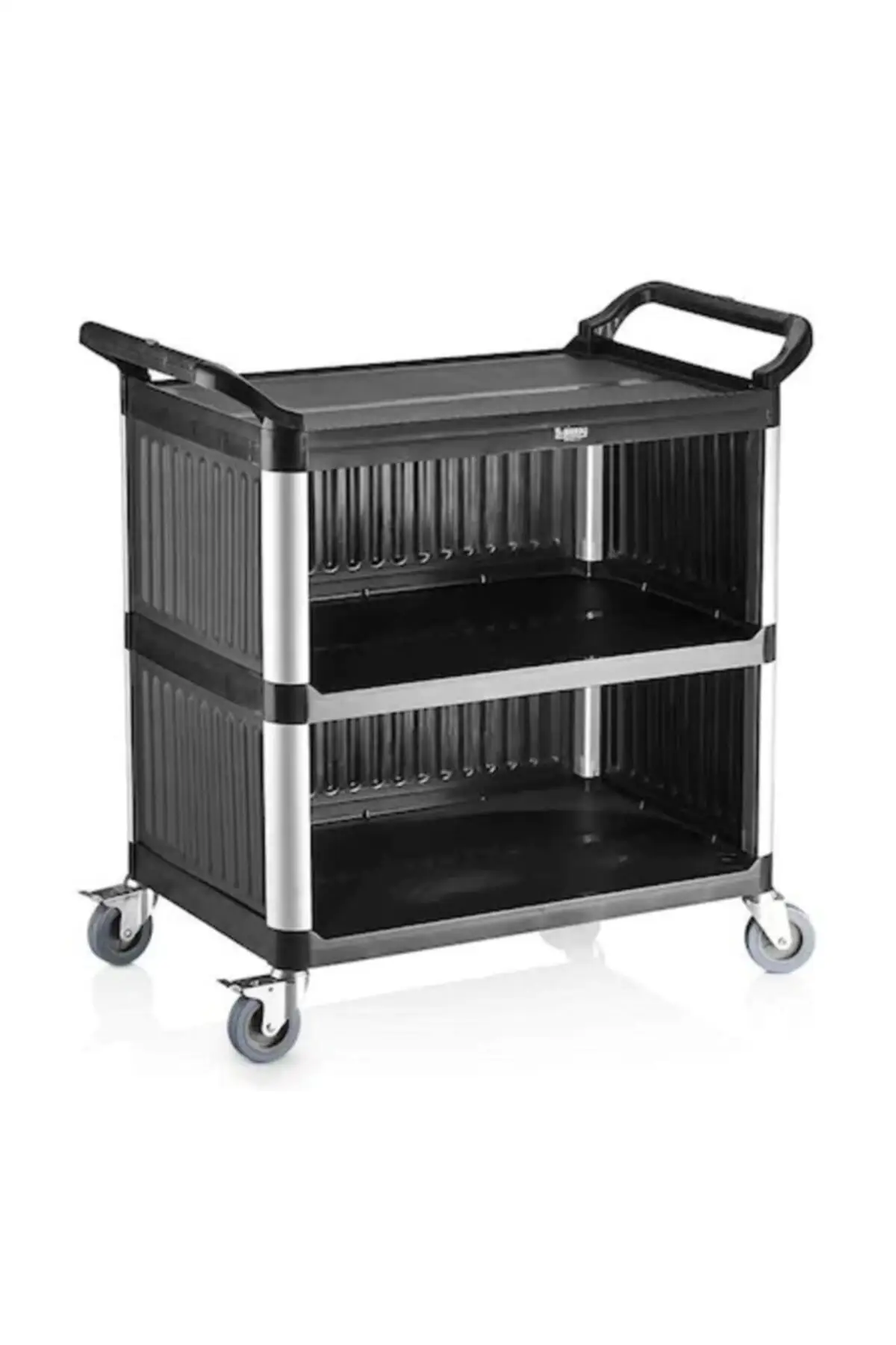 For hotel And Restaurant Plastic Service Cart 3 Layer Off Model