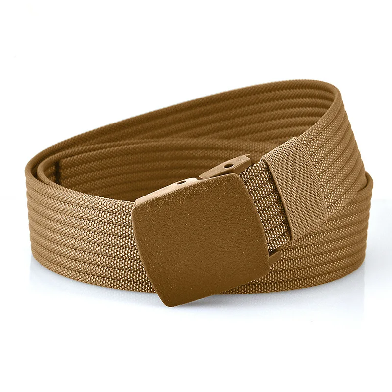 Herrengürtel, modisch, Unisex, Jeansgürtel, verstellbarer Gürtel, Herren, Outdoor, Reisen, taktischer Taillengürtel mit Kunststoffschnalle für Hosen, 120 cm – Detail 5