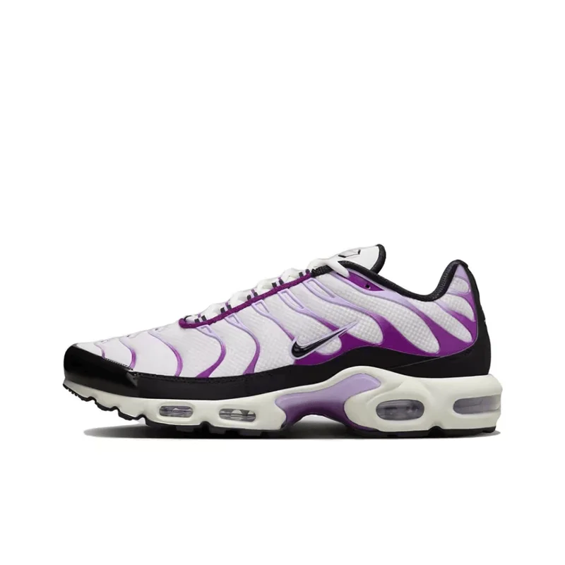 Nike Air Max Plus TN Women and Men White Purple Anti-slip, Abrasion-resistant, Air-cushioned Sports, Running Shoes FN6949-100