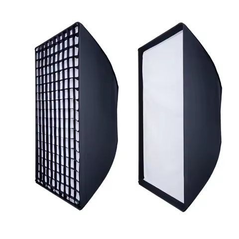 60*90CM 23'x 35'' Portable Rectangular Honeycomb Grid Studio Strobe Softbox with Bowens Mount for Photo Studio Flash Lamp