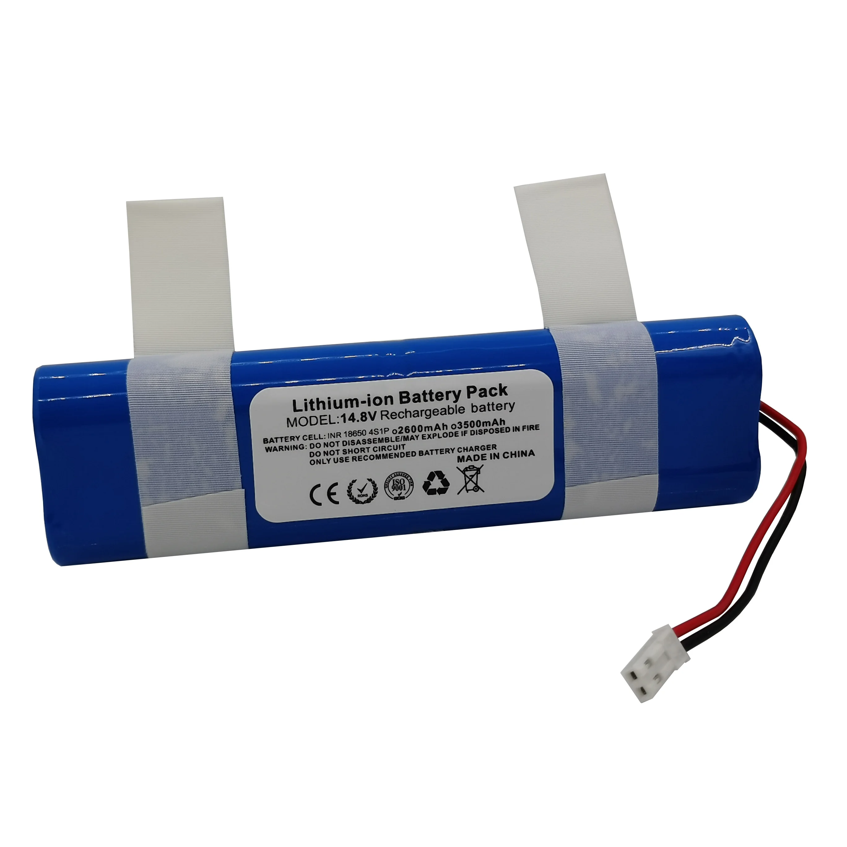 14.4V 14.8V 2600mAh 3500mAh Li-Ion Cylindrical Rechargeable Battery Pack For ILIFE Robot Vacuum Cleaner V3s Pro V50 V5s Pro V8s