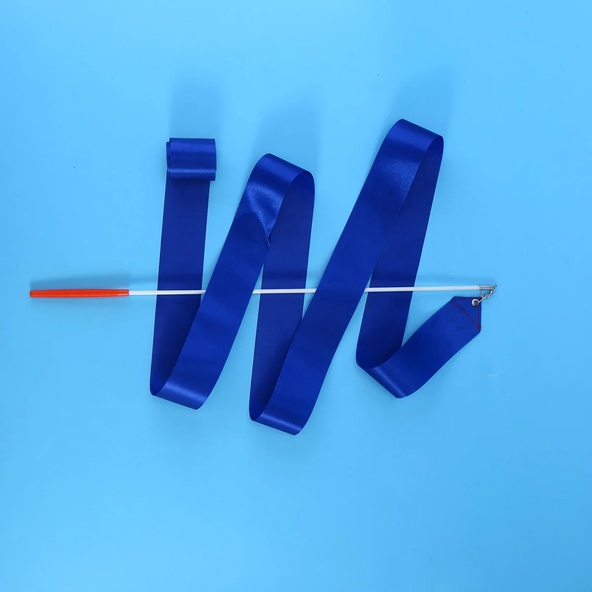 

4M Rhythmic Gymnastics Ribbon Fiberglass Handle Dance Streamers Exercise Color Guard Marching Band Gym Training Pink