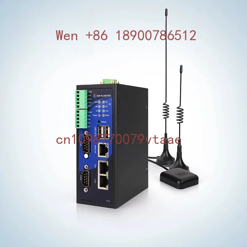 Original USR-PLCNET510 PLC cloud gateway 4G remote control download WiFi serial DI/DO edge data collection 510